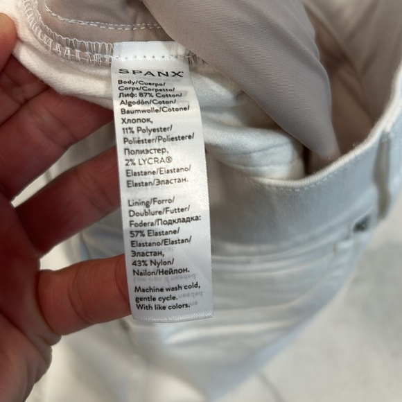 Spanx Skinny Jeans White Size Medium NWT - Picture 10 of 16